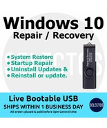 Windows 10 Home Pro USB Recover Reinstall Repair Laptop Desktop 32bit 64bit - $14.99