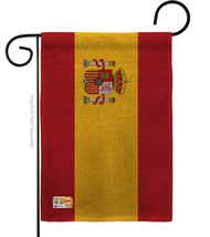 Spain Burlap - Impressions Decorative Garden Flag G142219-DB - $22.97