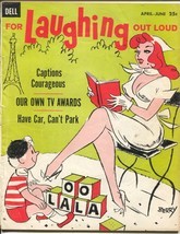 For Laughing Out Loud 4/1959-Dell-Mike Barry-Pete Wyma-cartoons-gags-FR/G - $25.22