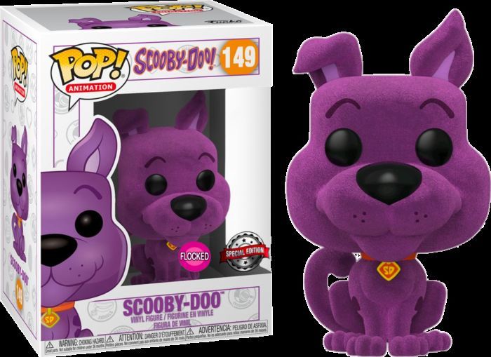 Fun43093 scooby doo purple flocked funko pop vinyl figure popcultcha 1