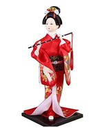 Black Temptation Japanese Geisha Doll Kimono Doll Oriental Doll Collecti... - $42.94
