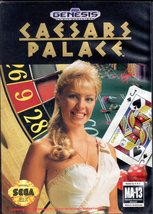 Caesars Palace - Sega Genesis, 1993 - Complete - $15.00