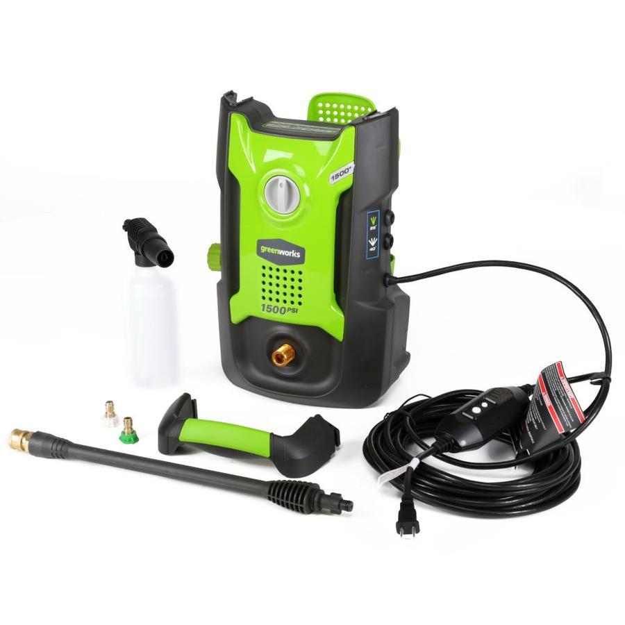 Greenworks 1500-PSI 1.2-GPM Cold Water Electric Pressure Washer - Other ...