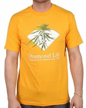Diamond Supply Co Homegrown Erba Piantina Diamante Life Oro T-Shirt - $17.18