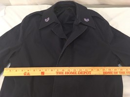 Vintage US Air Force Mans All Weather Cotton Polyester Poplin 38 XL Trench Coat - $25.34