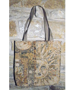 Handmade Sun Goddess Face Tapestry Tote  - $10.00
