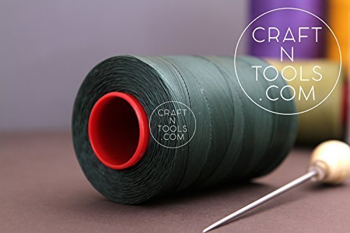 0.6mm Green Ritza 25 Tiger Waxed Polyester Thread 25 - 1000m length (125m). Juli - $29.69