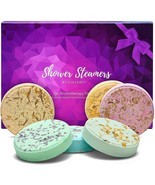 Aromatherapy Shower Steamers Purple Pk of 6 Shower Bombs with Essential ... - $16.81