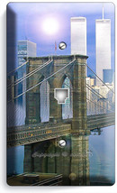 Nyc New York City Brooklyn Bridge Twin Towers Phone Telephone Cover Plates Decor - $12.08