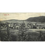 Vintage Lithograph Postcard: Town View Furth Isle of Wight UK, Posted 1912 - $9.48