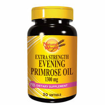 NATURAL WEALTH - EVENING PRIMROSE OIL - FOR RELIEF OF PMS SYMPTOMS - 30 ... - $37.00