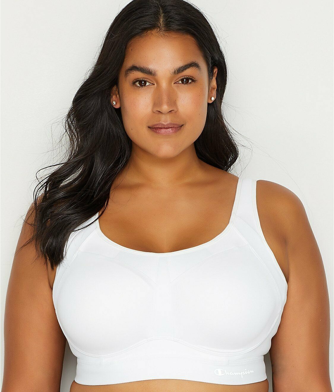 Champion White Plus Size Motion High Impact Sports Bra Us 38dd Uk