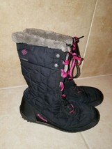 Columbia Women's Black Quilted Boots Omni-Grip 200 Grams Waterproof Size 6 - $29.80