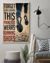 Runner This Princess Wears Running Shoes Vertical Canvas Decor - $49.99