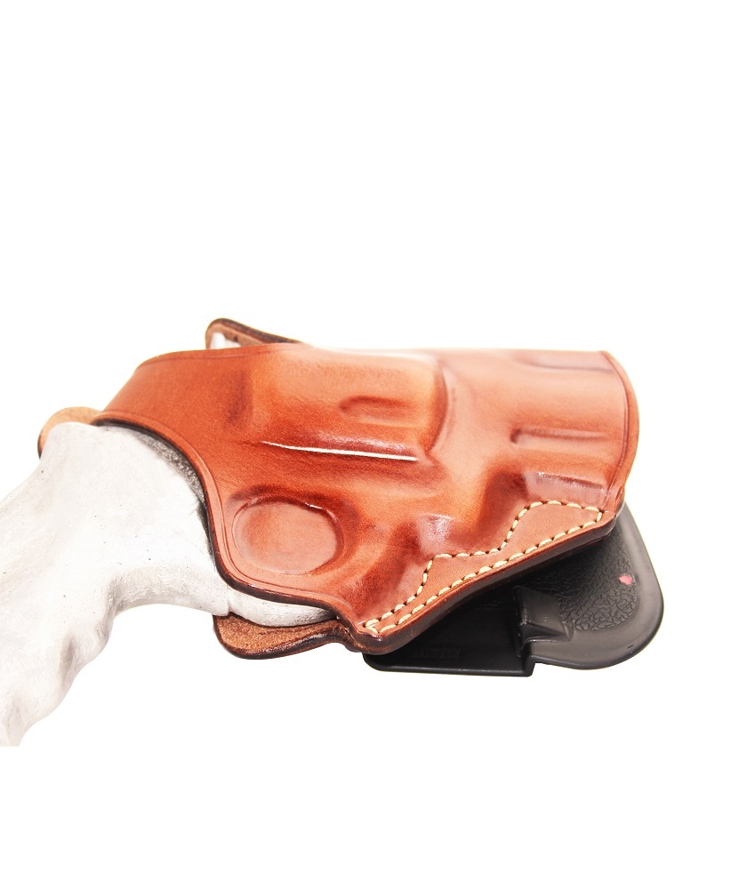 Leather Paddle Holster For Taurus Raging Bull 44 Mag/ 454 Casull 2.25