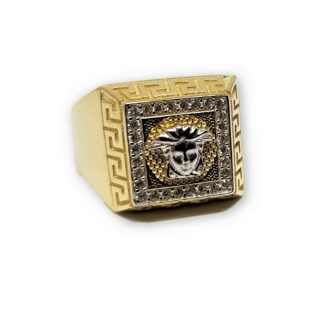 10k versace ring