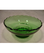 E.O. Brody &amp; Co. m2000 green glass serving bowl. USA. - $15.00