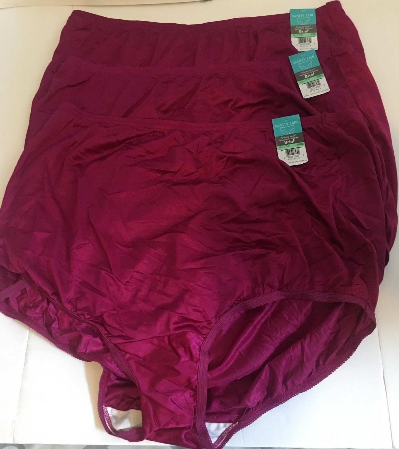 Damen Vanity Fair Women's 15712 Tailored Nylon Brief Panty Walnut 8/XL