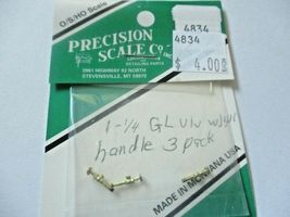 Precision Scale # 4834 Valve Globe 1-1/4" with 4 " Handle, 3 per Pack HO-Scale image 3