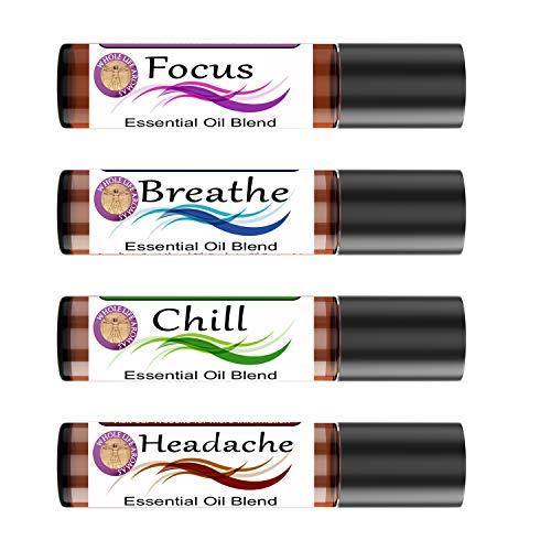 Primary image for Headache Chill Breathe Focus Blends  10ml each | Rollons | Migraine Relief | Re