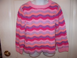 Carter's Wavy Knit Sweater Size 5 Girl's Euc - $15.84