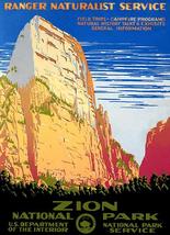 Zion National Park - 1938 - Travel Poster - $9.99+