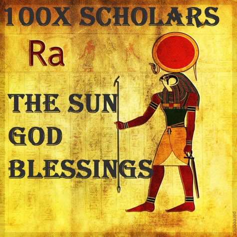 100X 7 SCHOLARS THE SUN GOD BLESSING DUES RA EXTREME MAGICK RING PENDANT