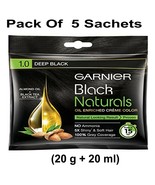 Garnier Black Naturals Hair Color, Enriched With Naturals oil, Shade-1 D... - $22.42