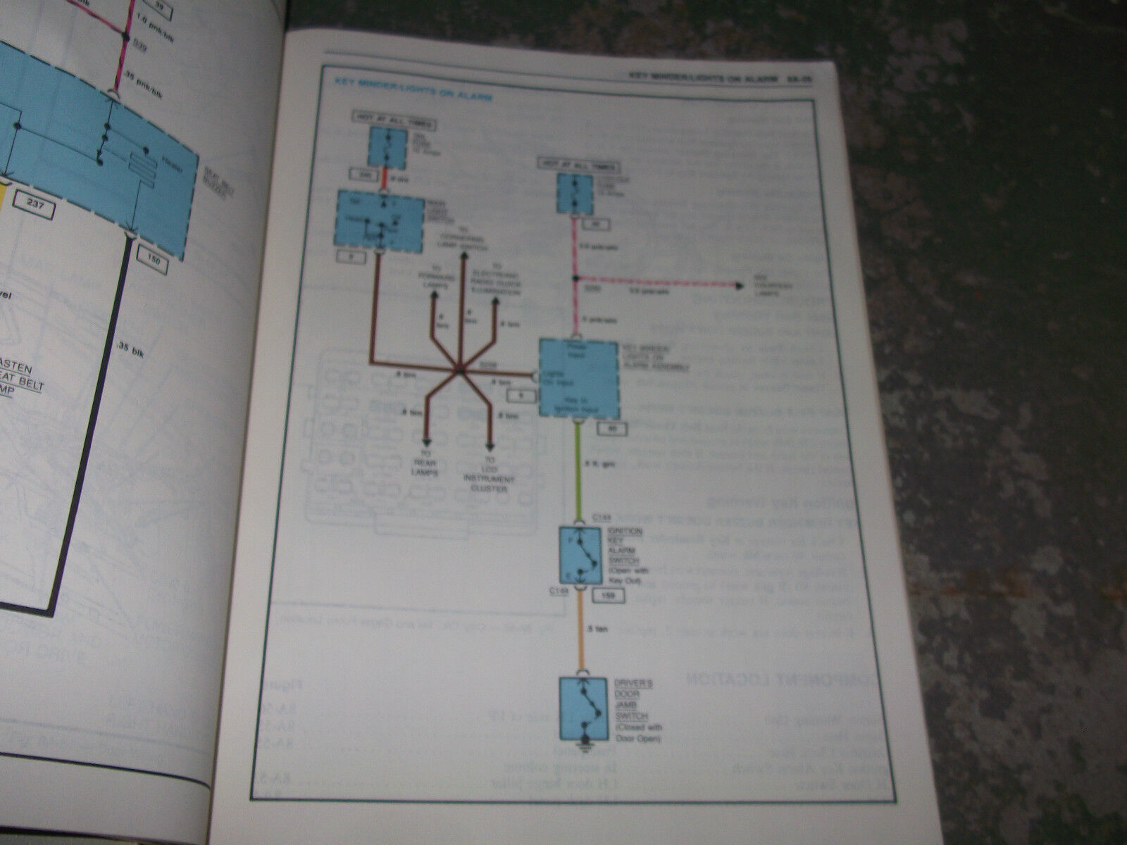 1984 Chevrolet CHEVY CORVETTE Electrical Troubleshooting Wiring Diagram ...