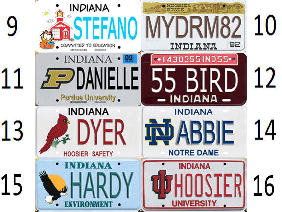 any name Illinois design Bicycle license plate new custom personalized