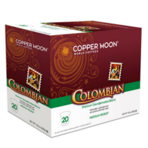 Copper Moon DECAF Colombian Coffee 20 to 144 Keurig Kcup Pick Any Size FREE SHIP - $22.99+