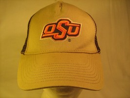 Adjustable Hat Men's Cap Oklahoma State Cowboys Tan/brown [M3] - $7.97