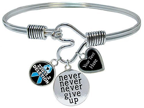 Holly Road 22Q11.2 Deletion Awareness Never Give Up Bracelet Jewelry Choose Your