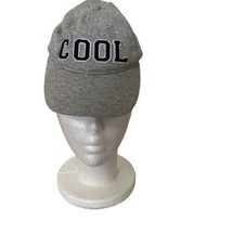 Carters Baseball Cap Gray Heathered Cool Spellout Hat 0-3 months - $5.95