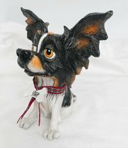 Little Paws Papillion Channel Dog Figurine Sculpted Pet 364-LP-CHA  Adorable Pet image 7