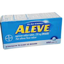 Aleve Pain Reliever Fever Reducer 100 Tablets Exp 09/30/2023 - $13.43