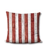 Patriotic Stripes Pillow - Patriotic Pillow Cover - Memorial Day Decor -... - £9.57 GBP