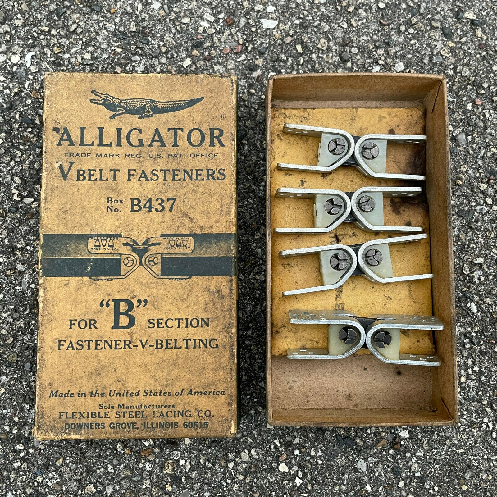 ALLIGATOR B437 For B Section FastenerVBelting 7/16" V Belt Fasteners
