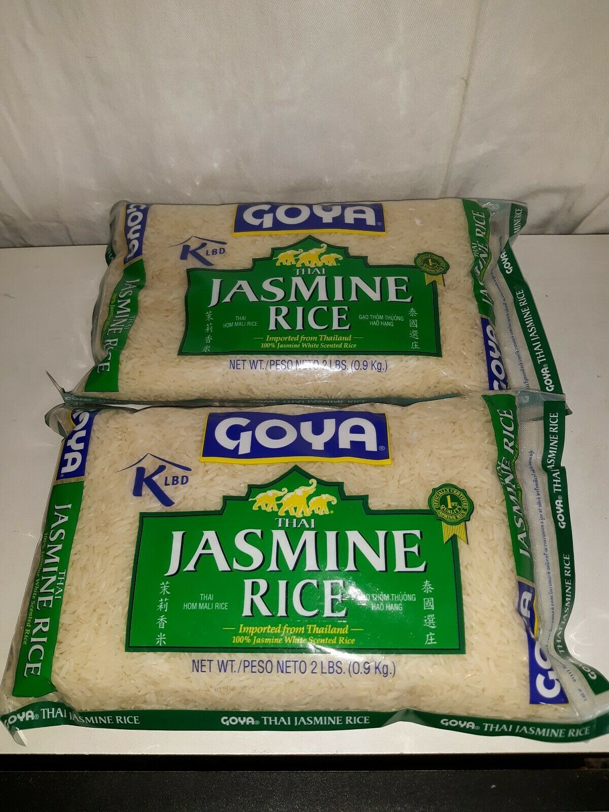 Goya Thai Jasmine Rice 4 Lbs Lot Of 2 2 Lb Bags Other Food & Beverages