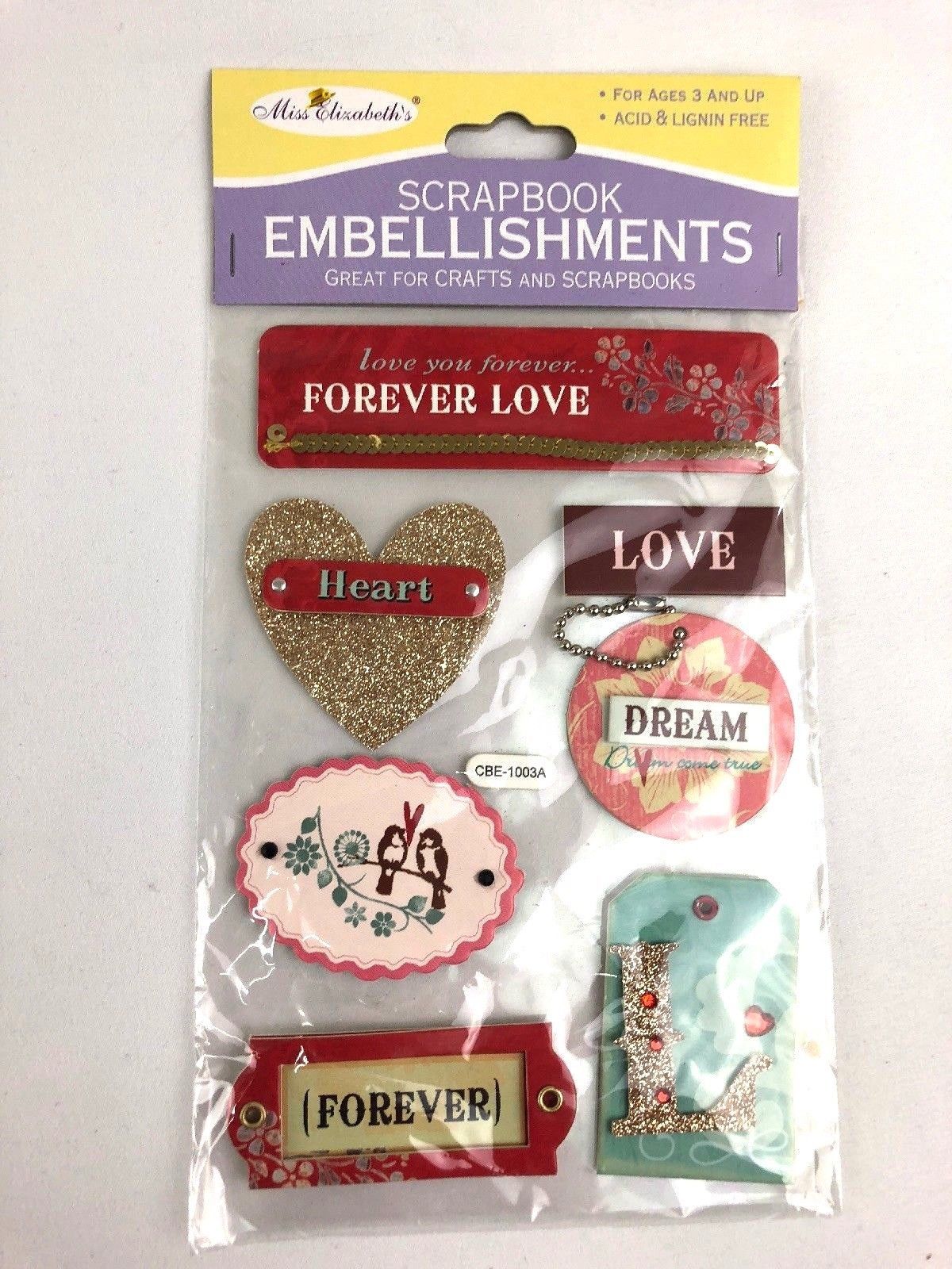 crafts embellishment cardmaking x5 wooden BABY GIRL//BOY words