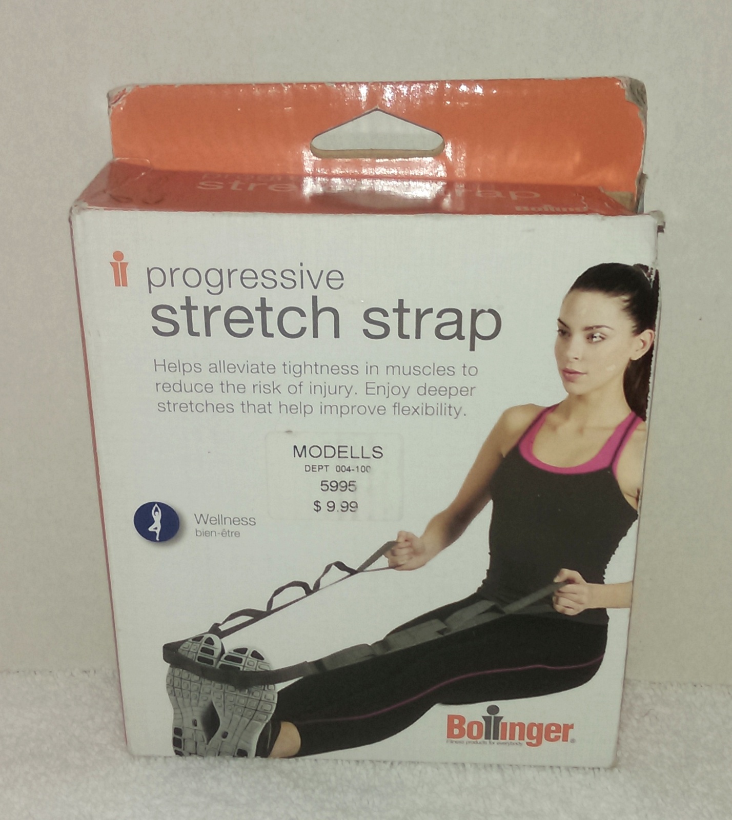 Bollinger Progressive Flexible Stretch Strap - Black - Resistance Trainers