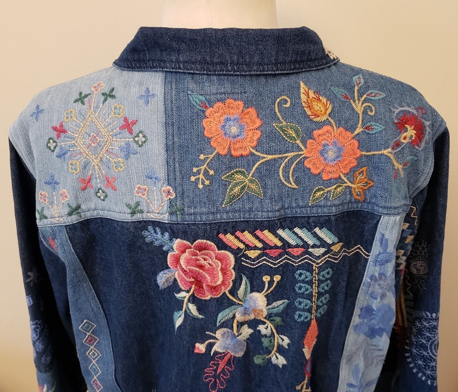 Johnny Was Taryn Patchwork Denim Jacket – AshleyCole Boutique