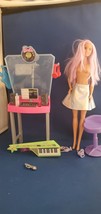 Barbie You Can Be Anything Musician Recording Studio Playset  - $20.00