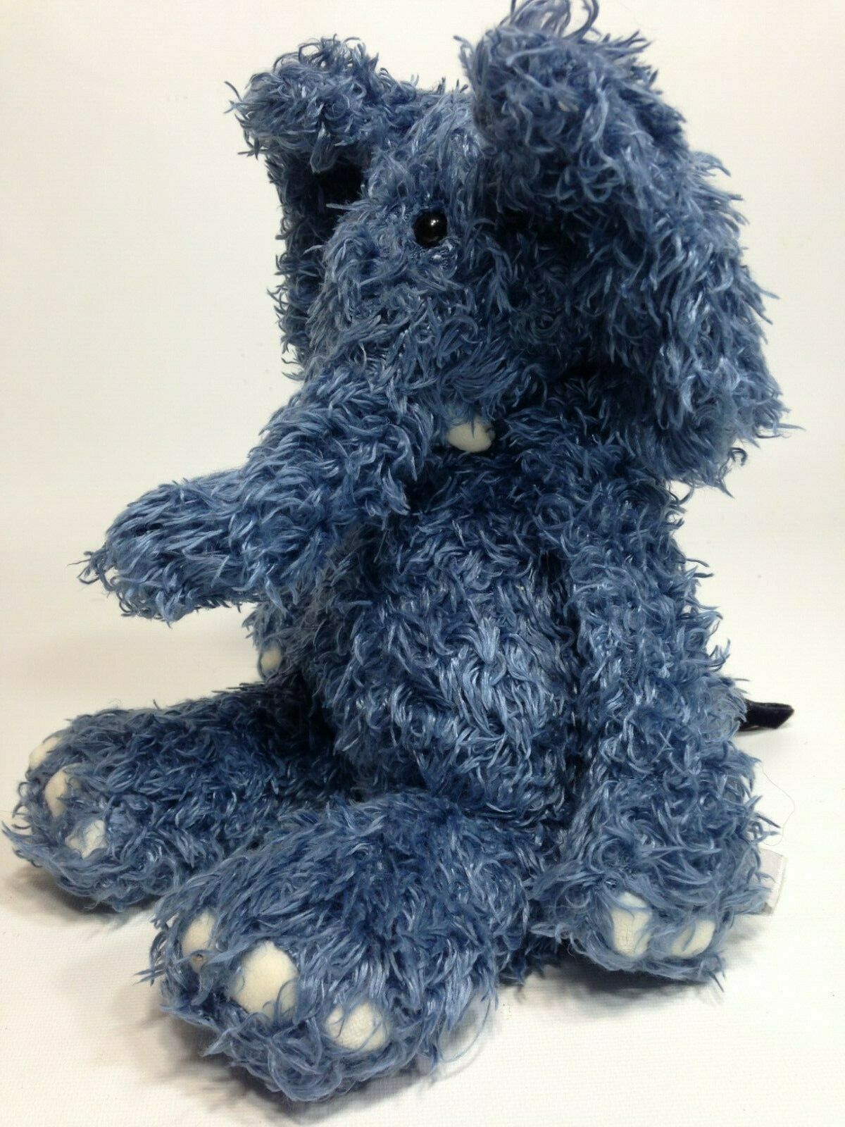 Jellycat Elephant Junglie Bunglie Plush Blue Stuffed Animal Toy Shaggy ...