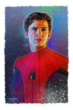 Jason Palmer SIGNED Marvel Movie Art Print ~ Tom Holland as Spider-Man - $44.54