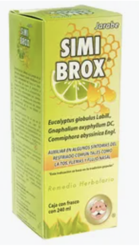 Simibrox Natural Syrup For Cough With Honey Simobrox Jarabe Natural