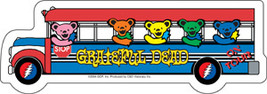 Dancing Bear Bus Grateful Dead  Sticker Deadhead  Car Decal  - $5.99