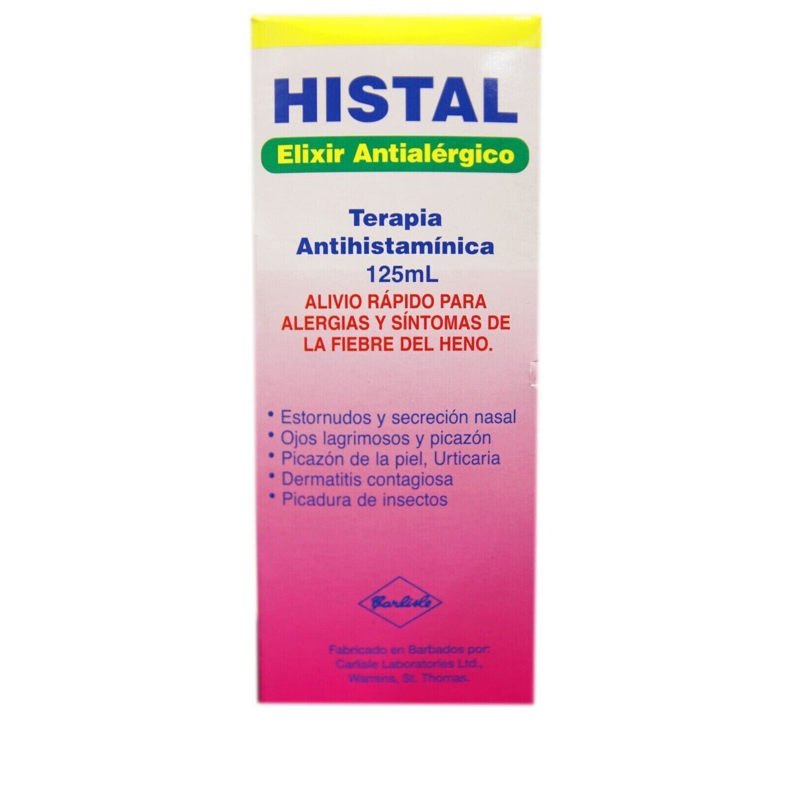 Histal Allergy Relief Elixir Antihistamine Therapy (125ml)