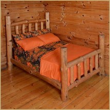 ORANGE Woods Hunter Camo Microfiber Camouflage Sheets Bed Sheet in Set all Sizes image 2