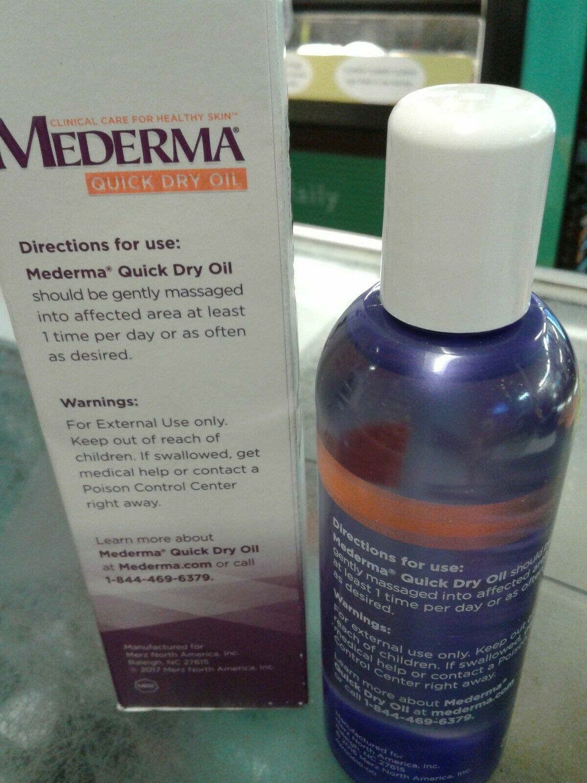 Mederma Quick Dry Oil Skincare for Scars Stretch Marks 5.1 oz / 150
